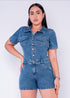 CONJUNTO ENTERIZO DENIM CHAQUETA SHORT