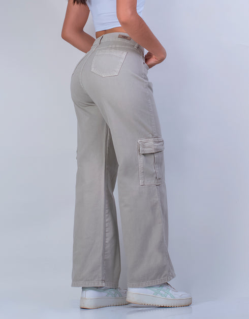 CARGO PANTS CAQUI EN DRIL