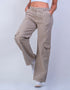 CARGO PANTS COCOA EN DRIL