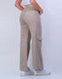 CARGO PANTS COCOA EN DRIL